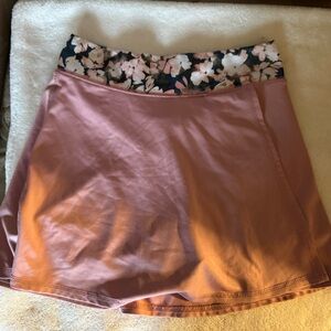 OshKosh B'gosh Pink Skirt with Floral Waistband